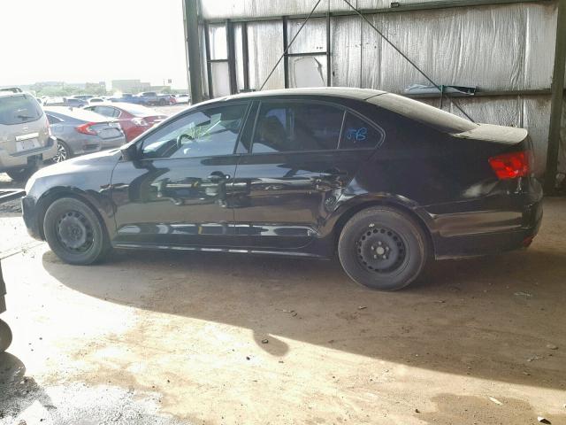 3VW2K7AJ4CM385385 - 2012 VOLKSWAGEN JETTA BASE Սև լուսանկար 9