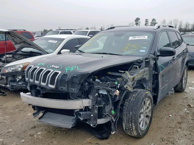 1C4PJLCB9GW264884 - 2016 JEEP CHEROKEE L BLACK photo 2