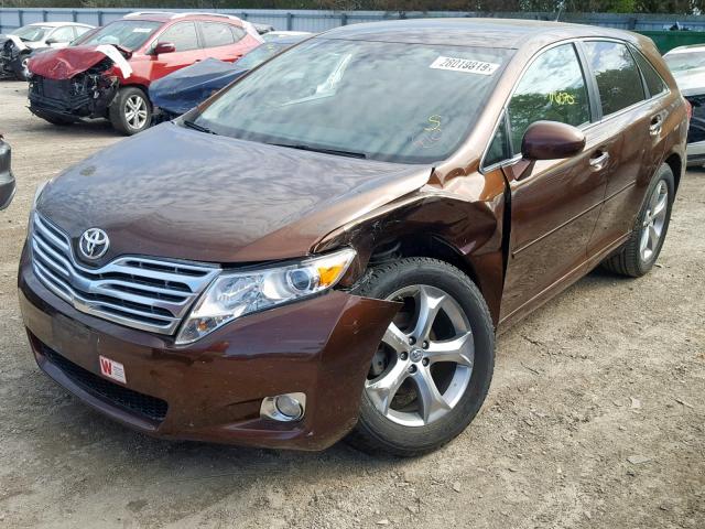 4T3ZK3BB2AU020863 - 2010 TOYOTA VENZA BASE BROWN photo 2