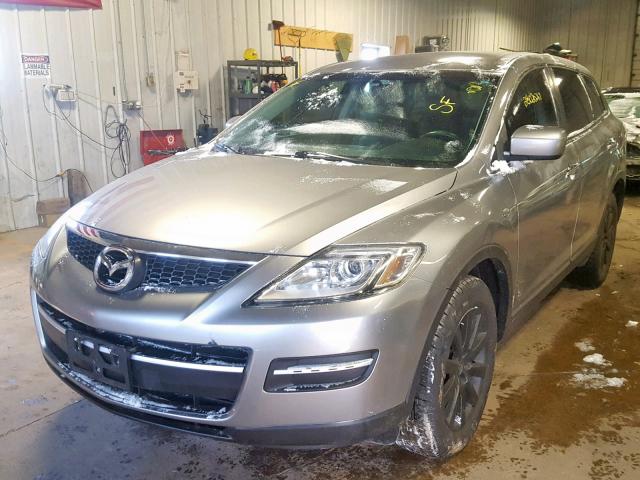 JM3TB38A190169132 - 2009 MAZDA CX-9 GRAY photo 2