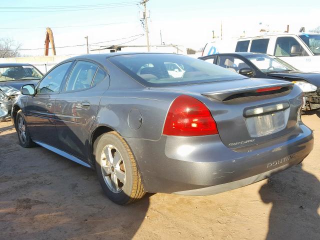 2G2WP522051184101 - 2005 PONTIAC GRAND PRIX GRAY photo 3