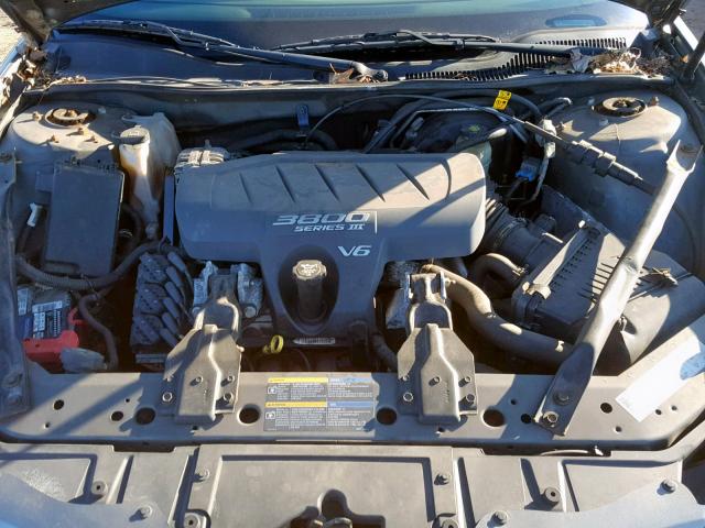 2G2WP522051184101 - 2005 PONTIAC GRAND PRIX GRAY photo 7