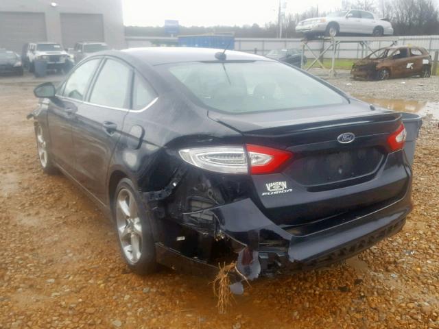 3FA6P0G70GR110250 - 2016 FORD FUSION S BLACK photo 3