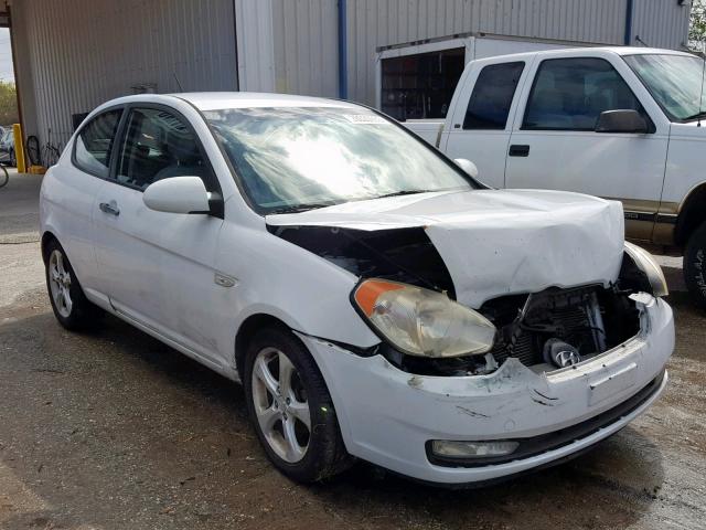 KMHCN36C07U008521 - 2007 HYUNDAI ACCENT SE WHITE photo 1