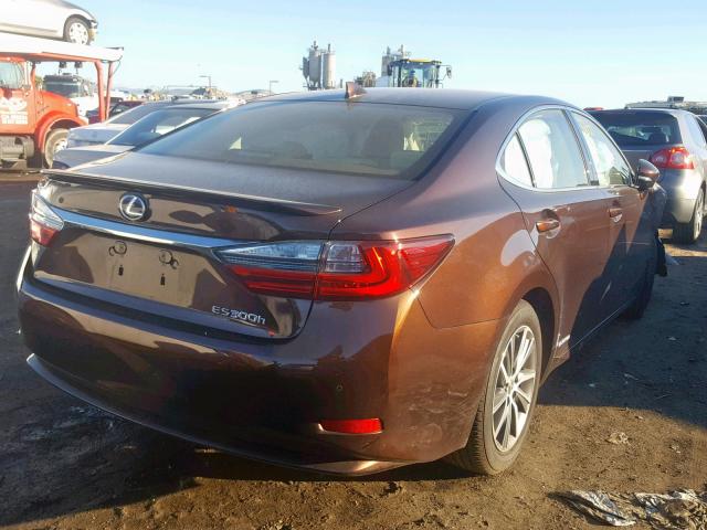 JTHBW1GG6J2194182 - 2018 LEXUS ES 300H BURGUNDY photo 4