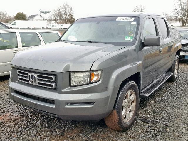 2HJYK16478H509325 - 2008 HONDA RIDGELINE GRAY photo 2