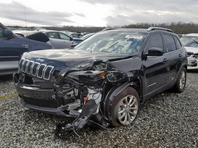 1C4PJMCB6KD255098 - 2019 JEEP CHEROKEE L BLACK photo 2