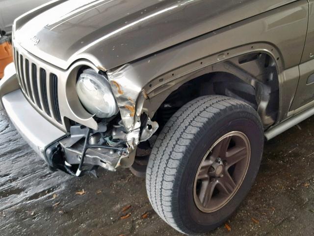 1J4GK38K64W240506 - 2004 JEEP LIBERTY RE GOLD photo 9