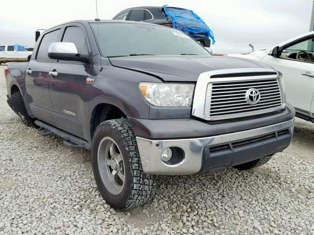 5TFHW5F10BX180721 - 2011 TOYOTA TUNDRA CRE GRAY photo 1