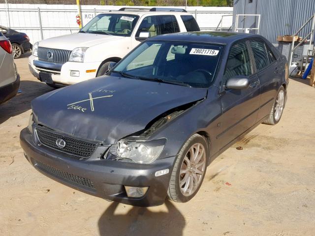 JTHBD192730072954 - 2003 LEXUS IS 300 GRAY photo 2