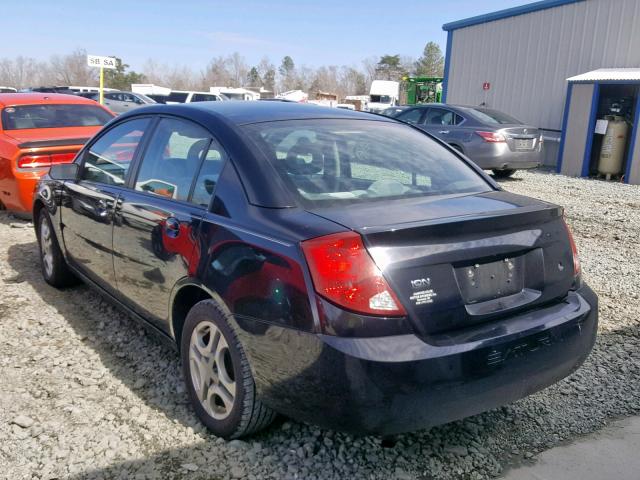 1G8AL52F43Z159981 - 2003 SATURN ION LEVEL BLACK photo 3