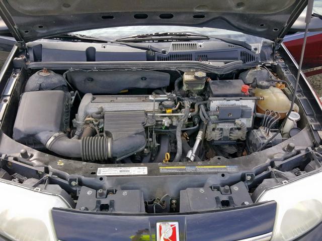 1G8AL52F43Z159981 - 2003 SATURN ION LEVEL BLACK photo 7