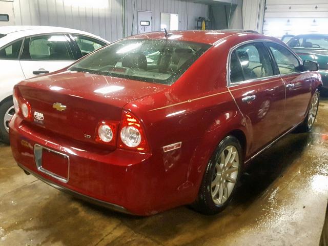 1G1ZK57BX9F118002 - 2009 CHEVROLET MALIBU LTZ BURGUNDY photo 4