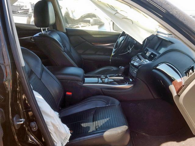 JN1BY1AP2BM322771 - 2011 INFINITI M37 BLACK photo 5