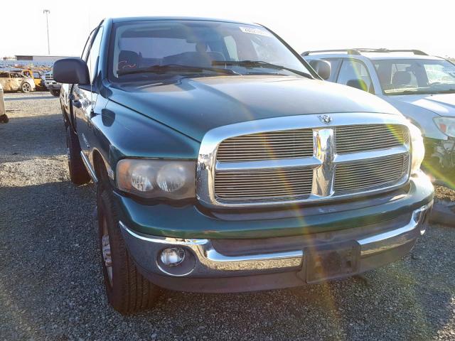 3D7KU28D74G124581 - 2004 DODGE RAM 2500 S GREEN photo 1