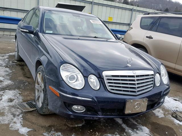 WDBUF87X57X214399 - 2007 MERCEDES-BENZ E 350 4MAT BLUE photo 1