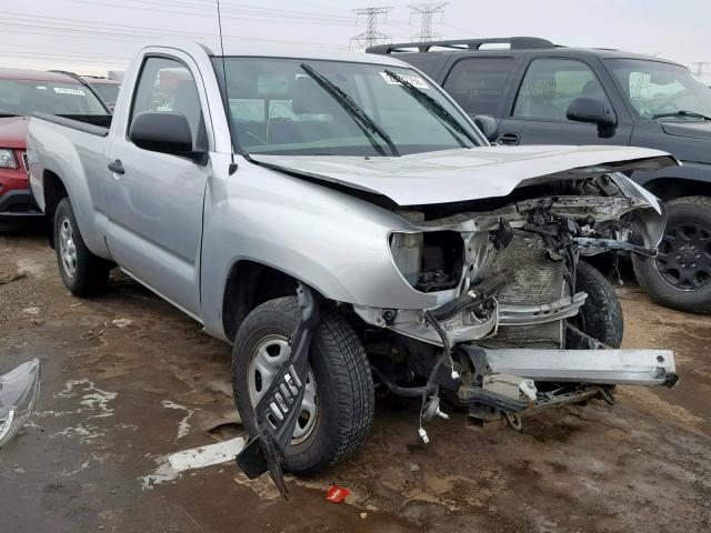 5TFNX4CN7DX030397 - 2013 TOYOTA TACOMA SILVER photo 1