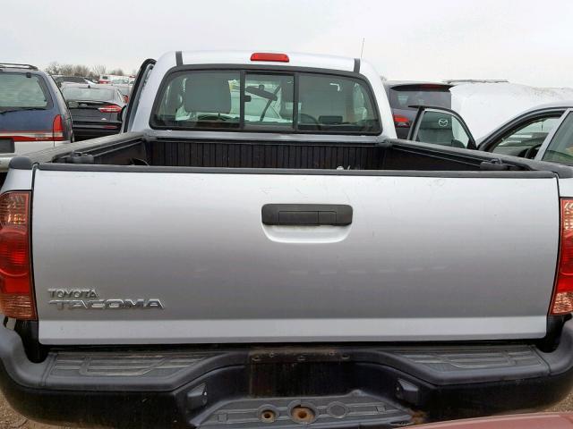 5TFNX4CN7DX030397 - 2013 TOYOTA TACOMA SILVER photo 6