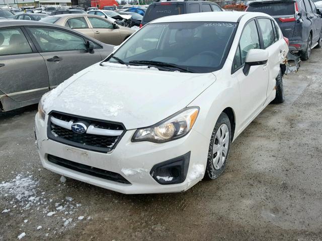 JF1GPAA64EH296545 - 2014 SUBARU IMPREZA WHITE photo 2