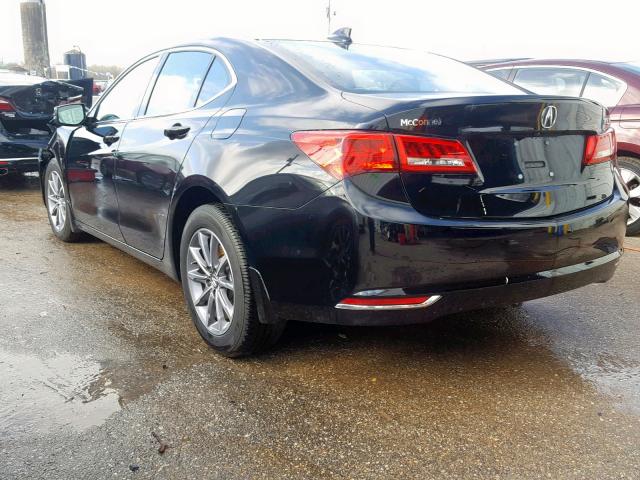 19UUB1F38JA009738 - 2018 ACURA TLX BLACK photo 3