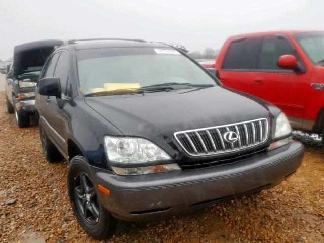 JTJGF10U030163268 - 2003 LEXUS RX 300 BLACK photo 1