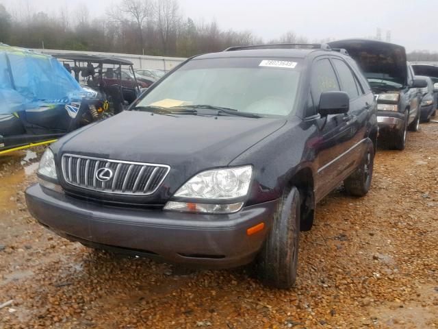 JTJGF10U030163268 - 2003 LEXUS RX 300 BLACK photo 2