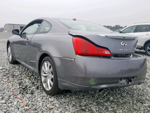 JN1CV6EL4BM263594 - 2011 INFINITI G37 SILVER photo 3