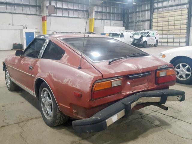 HS130224328 - 1980 DATSUN 280ZX BURGUNDY photo 3