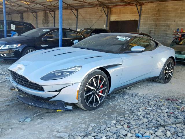 SCFRMFAVXHGL01906 - 2017 ASTON MARTIN DB11 BLUE photo 2