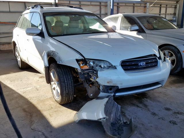 4S4BP84C764345823 - 2006 SUBARU LEGACY OUT WHITE photo 1