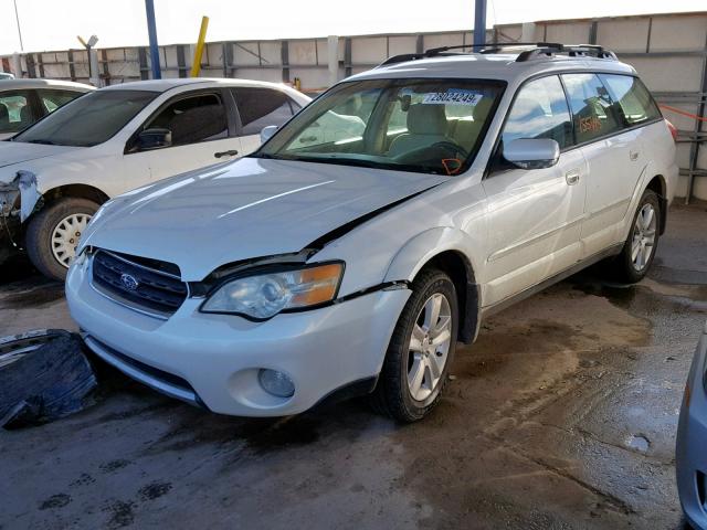 4S4BP84C764345823 - 2006 SUBARU LEGACY OUT WHITE photo 2