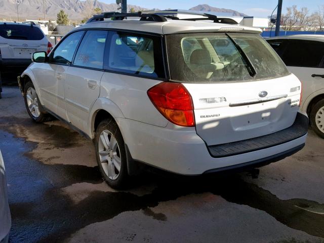 4S4BP84C764345823 - 2006 SUBARU LEGACY OUT WHITE photo 3