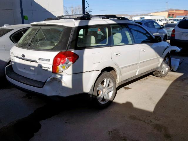 4S4BP84C764345823 - 2006 SUBARU LEGACY OUT WHITE photo 4