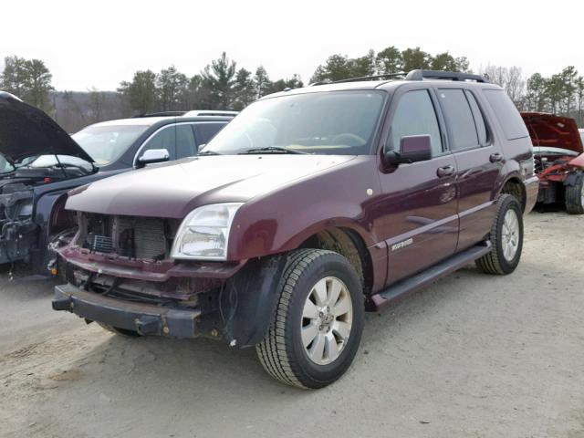 4M2EU47EX7UJ00266 - 2007 MERCURY MOUNTAINEE RED photo 2