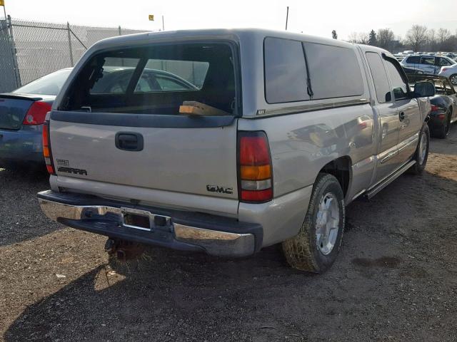 1GTEC19Z16Z225214 - 2006 GMC NEW SIERRA TAN photo 4