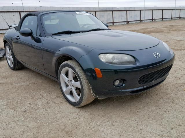 JM1NC25F170131423 - 2007 MAZDA MX-5 MIATA GREEN photo 1