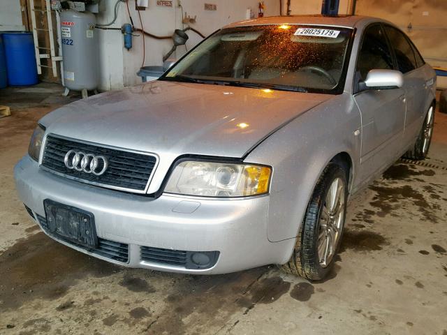 WAUCD64B94N093235 - 2004 AUDI A6 S-LINE SILVER photo 2