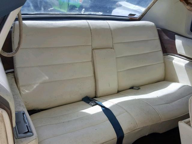 6D47S5Q209456 - 1975 CADILLAC COUPE DEVI WHITE photo 6