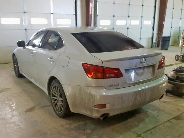 JTHCK262382026053 - 2008 LEXUS IS 250 WHITE photo 3