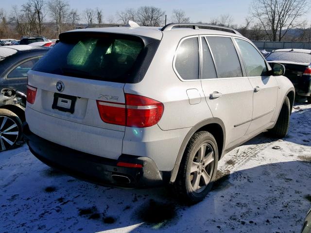 5UXFE83589L309615 - 2009 BMW X5 XDRIVE4 Weiß Foto 4