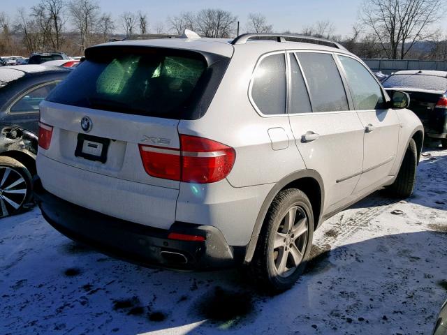 5UXFE83589L309615 - 2009 BMW X5 XDRIVE4 WHITE photo 4