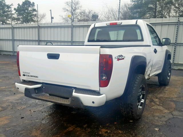 1GCGTBF92C8154044 - 2012 CHEVROLET COLORADO WHITE photo 4