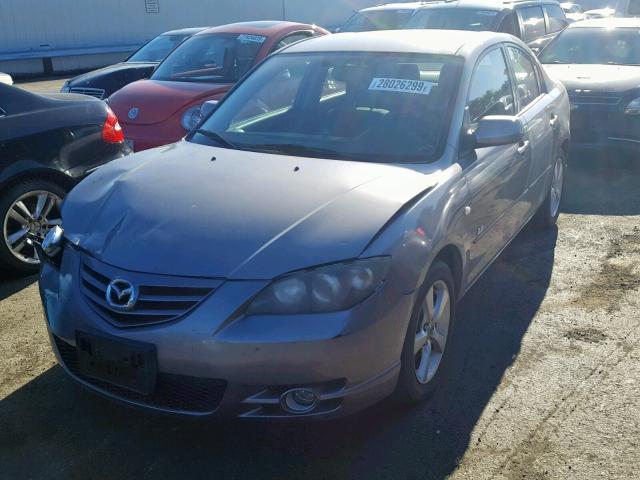 JM1BK123051313034 - 2005 MAZDA 3 S SILVER photo 2