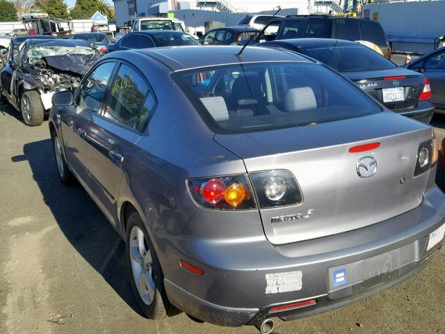 JM1BK123051313034 - 2005 MAZDA 3 S SILVER photo 3