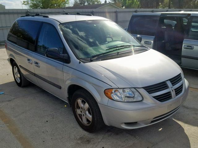 1D4GP45R66B584218 - 2006 DODGE CARAVAN SX SILVER photo 1