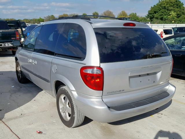 1D4GP45R66B584218 - 2006 DODGE CARAVAN SX SILVER photo 3