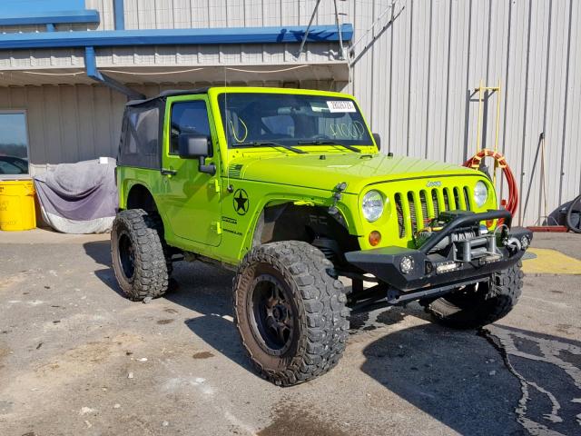 1C4AJWAG1CL286234 - 2012 JEEP WRANGLER S GREEN photo 1