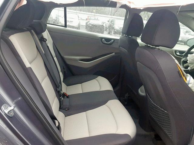 KMHC75LC9HU047930 - 2017 HYUNDAI IONIQ SEL GRAY photo 6