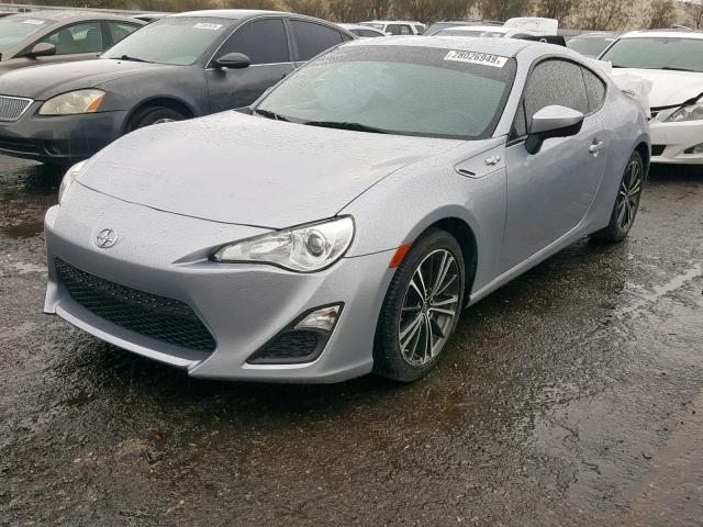 JF1ZNAA10G9700148 - 2016 TOYOTA SCION FR-S SILVER photo 2