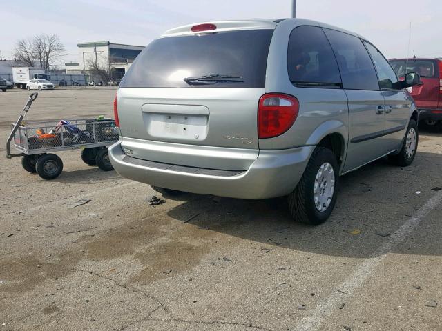 1C4GJ45333B114962 - 2003 CHRYSLER VOYAGER LX BROWN photo 4